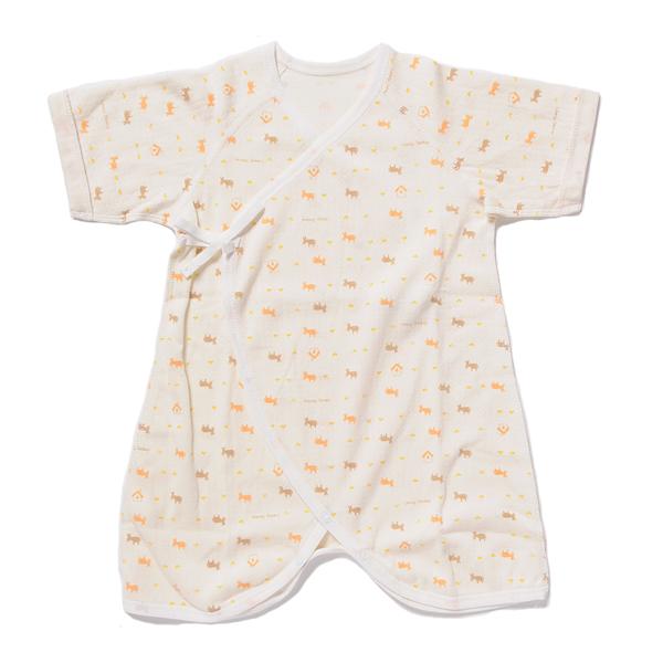 ★あったか素材　エアーニットコンビ肌着★日本製/MADE IN JAPAN【50サイズ】身長50cm　体重3Kg【素材】エアニット　綿100％薄手のニット素材を2枚繋いだ素材なので空気層があり保温性が高いのが特徴です。あったかさと柔らかさを...