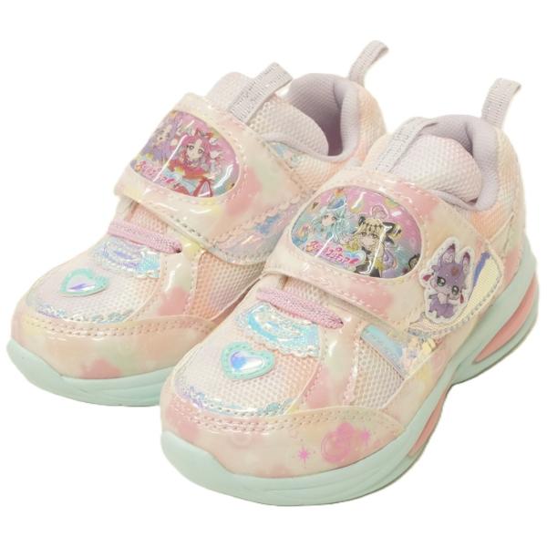 【メール便利用！送料込み】コマリヨー 歩くと光る！名探偵プリキュアシューズ ピンクPNK01(3709-01)(配送区分A)