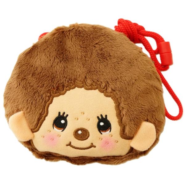 【メール便利用！送料無料】ユニック ネックコード付きポーチ モンチッチくん(MC-0003BY)(配送区分B)