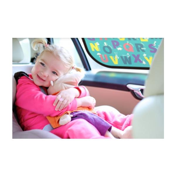 ★ドライブやベビーカーのお出かけをぐっと快適に！★有害な紫外線や眩しい日差しからお子さまを守ります。★窓の開閉時には必ず取り外してください。★吸盤不要★入数/1枚★素材/PVC、ポリエステル、スチール★原産国/中国★サイズ/約47cm×32...