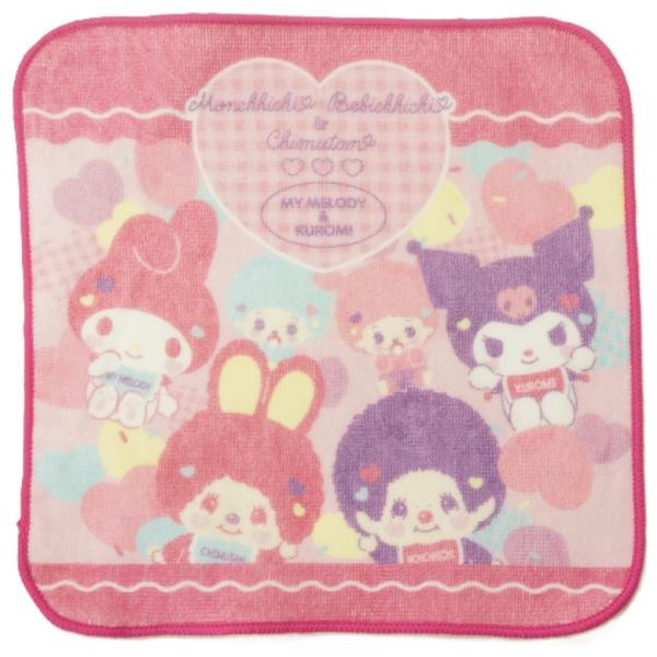 【コラボ】マイメロ＆クロミ ミニタオル＆マイメロ小物入れ ナストーコーポレーション ミニタオル マイメロディ＆クロミ