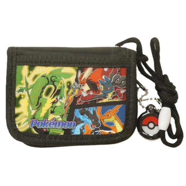【メール便利用！送料込み】サンアート ネックコード付きRFウォレット ポケットモンスター(メガミュウツーＸ)ブラックPM-4583(配送区分B)