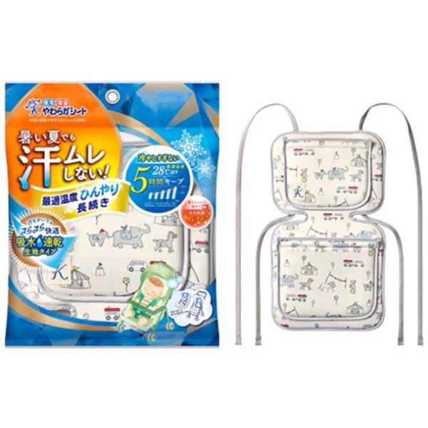 ★2017年6月30日にNHKまちかど情報室で放映されました★夏のお出かけ快適に！　ベビーカーの座面がひんやりするクッション★ベビーカーやチャイルドシートの　座席部分へセットしてお使いいただく品です。★夏は汗・ムレ知らず、冬はポカポカ★やわ...