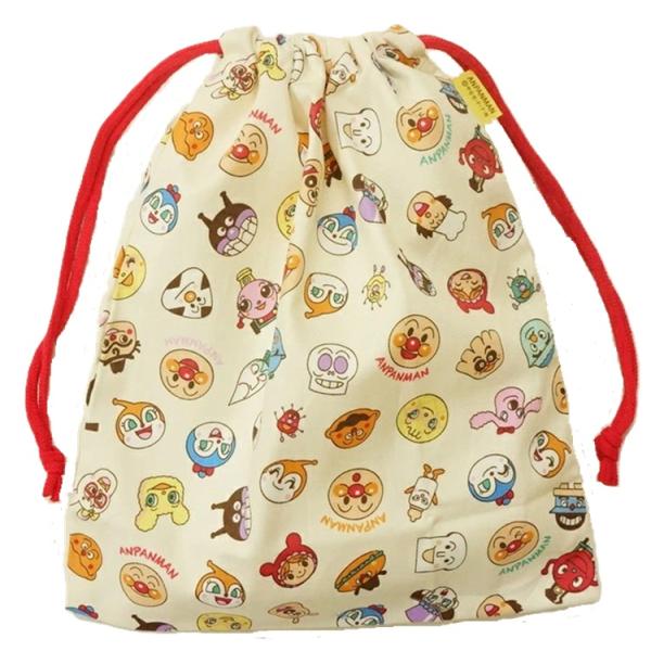 他サイト： 伊藤産業アンパンマンお着替え巾着 オールスター柄ANC-850の商品画像