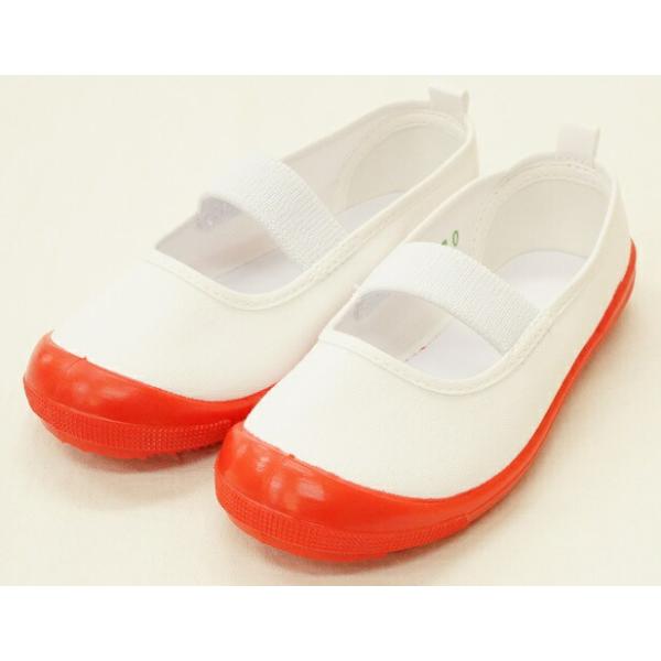 【メール便利用！送料込み】コマリヨー【園児用上履き】無地レッド605(配送区分B)