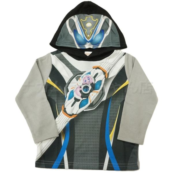 【メール便利用！送料込み】【2026年秋物】BANDAI仮面ライダーマイス長袖変身パーカー(フード付きトレーナー)裏毛素材(100-130cm)FQ8962