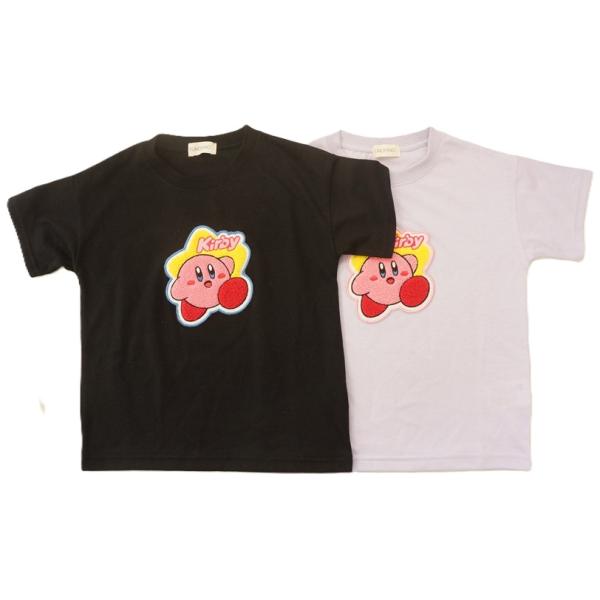 【メール便利用！送料込み】【2026年夏物】BANDAI FUNOFANO星のカービィ(Kirby)サガラ刺繍半袖TシャツTR8827天竺
