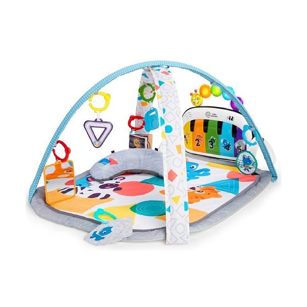 ■お勉強要素もつまった、成長に合わせて大きくなるまで使えるプレイジム。〜成長に合わせた4つの使い方〜1) 腹ばいでピアノで遊ぶ2) あおむけでピアノで遊ぶ3) ピアノを持ち運んで遊ぶ4) おすわり時にテーブルのようにしてピアノで遊ぶ■足元に...