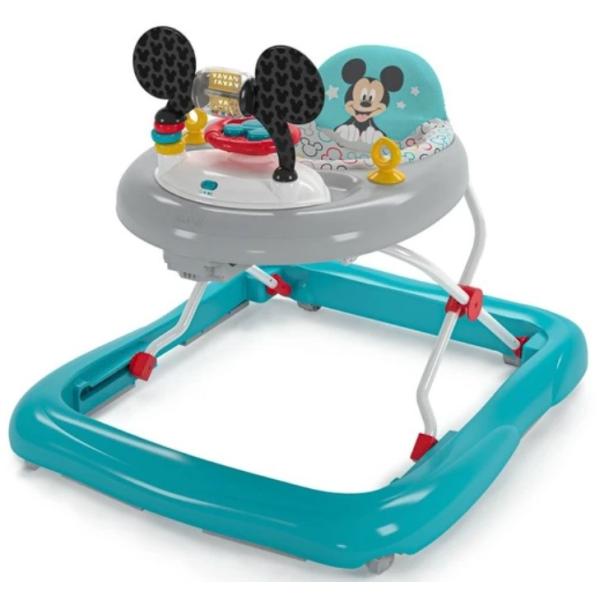 ★ミッキーマウスの世界観を表現したウォーカー歩行器です。★トイステーションはボタンを押すと　ライトが光り、メロディが流れます。　取り外して単体でも遊べます★お子様の成長に合わせてシートの高さ調整が可能です。★折りたたんで収納できます。★歩行...