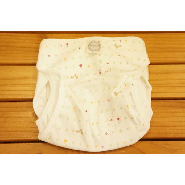 ★大人気のりんご＆りす柄で　おむつカバーを作っちゃいました！　今回のおむつカバーも弊社独占販売の柄です★サイズ 70cm★綿100％★日本製★製造元/シンク・ビー★ナカムラ赤ちゃん店オリジナル商品ベビーオムツ 新生児肌着 赤ちゃん肌着 オム...