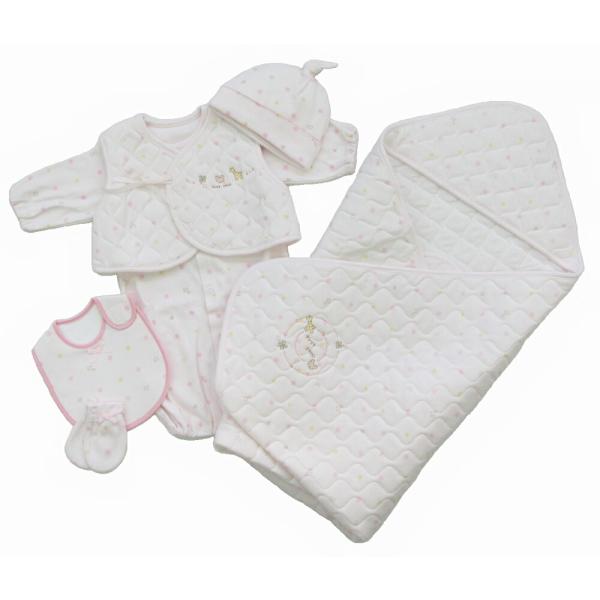 ●生まれてすぐ使える基本の新生児ウエアのセットです●中肉のスムース素材で年間通して使っていただけます●ドレスオール50-70cm　股スナップの付け替えで、　ドレスとカバーオールの2ウエイに使えます●ベスト50-70cm　体温調節が未熟な赤ち...