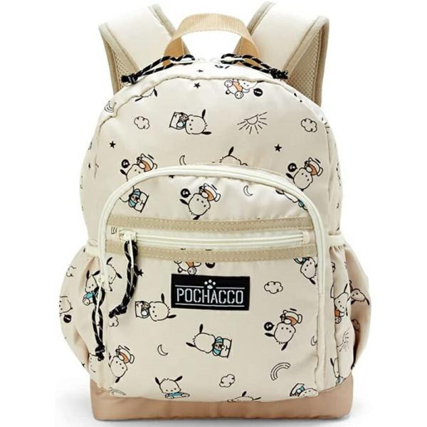 ★遠足や旅行などお出掛けに便利なリュックサック♪★サンリオリュックMサイズ★胸元ストッパー付きで肩紐ズレ防止★内側におなまえスペース付き★ベルトに反射素材付き★メッシュ素材の背面クッション、　肩ひもクッション付き★メインファスナーはW開閉式...