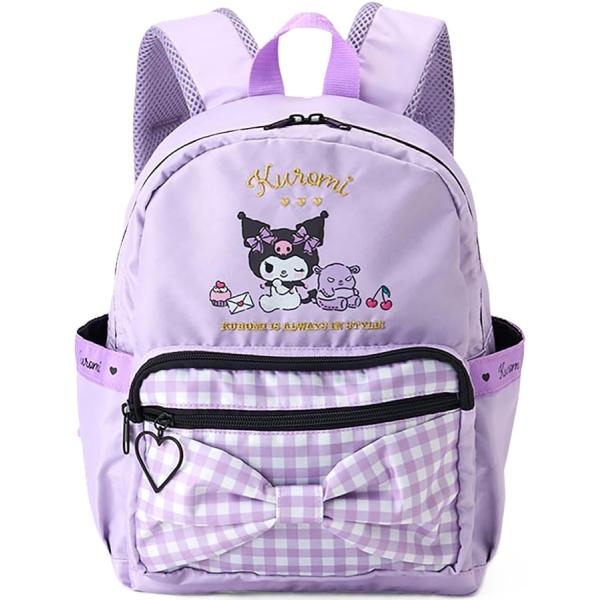 ★遠足や旅行などお出掛けに便利なリュックサック♪★サンリオリュックMサイズ★女の子らしく可愛いリュックです★胸元ストッパー付きで肩紐ズレ防止★内側におなまえスペース付き★ベルトに反射素材付き★メッシュ素材の背面クッション、　肩ひもクッション...