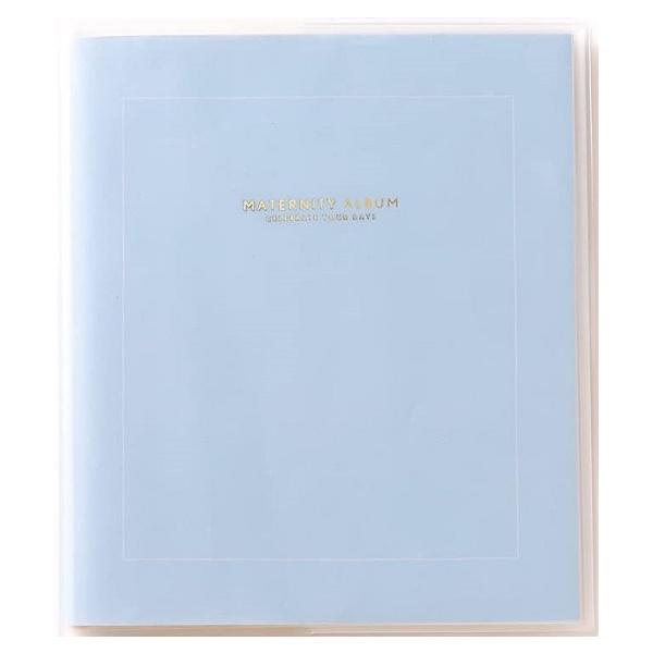 ★エコー写真や妊娠中の写真を入れ、　シンプルなフォーマットに書き込んでいくだけで、　赤ちゃんの成長や生まれるまでの思い出を　素敵に残すことができるマタニティアルバムです。★写真は透明フィルムに入れるだけ。　L版までのサイズの写真17枚がきれ...