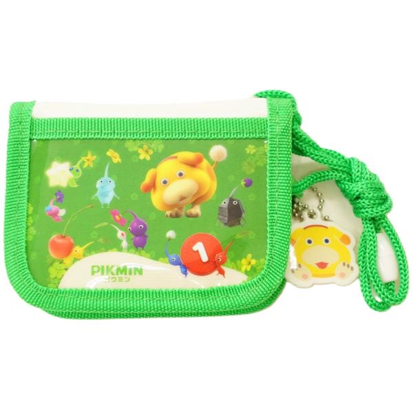 サンアート ネックコード付きRFウォレット ピクミンPIKMINグリーン PIK-013GREEN