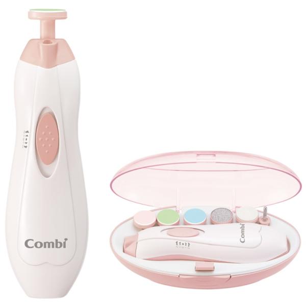 ★はじめてでも安心＆ラクラクな電動つめやすり。　6タイプのベビーとママ用アタッチメントが付いた　ネイルケアセットです。★360°回転ケアで爪の引っかかりが少なく、　振動も気になりません。★ライト付きなので赤ちゃんが寝ている間でも、　起こさず...