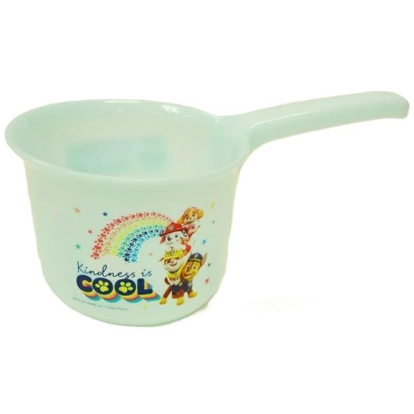 ★キャラクター子供用手桶★サイズ/（約）長さ25.5×高さ10.5×直径14cm★容量/（約）1000ml★材質/ポリプロピレン★耐熱/90度★発売元/スケーター株式会社pawpatrol パウ・パトロール子ども用片手おけ　子供片手おけ