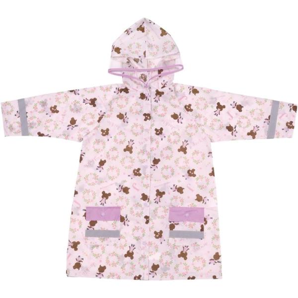 ★撥水加工キャラクターレインコート★背中の留めボタンを外すと、　ランドセルやリュックを背負ったまま着用可能です★撥水加工(完全防水ではありません)　撥水効果は使用により低下します　効果が低い場合には市販の防水スプレーなどを使用してください★...