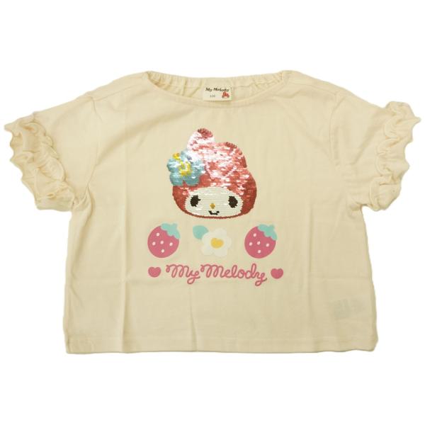 オーパス マイメロディ スパンコール半袖Tシャツ55161102(100cm-130cm展開)