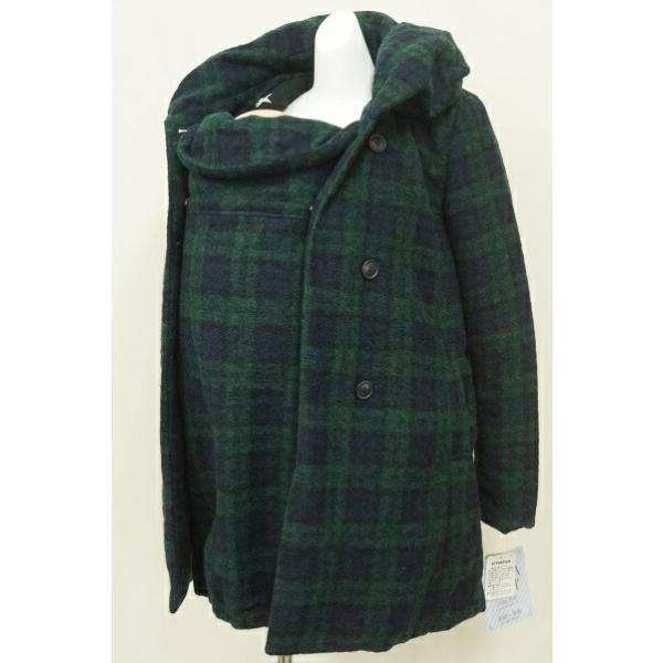 ★産前〜産後まで着用できます。★ママコートは、抱っこひもを装着しながら、　着ることができるコートです。　ケープよりもしっかりと防寒ができます。　さらにダッカー（マチ布）を外せば普段遣いのコートとしても　着用できるのでお子様が大きくなっても　...