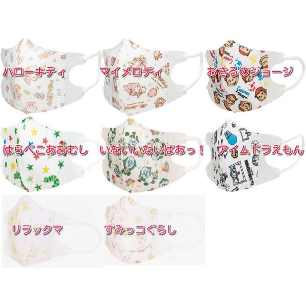 他サイト： スケーター ベビー用立体不織布マスク7枚入り【2〜3歳頃】MSKB1Nの商品画像