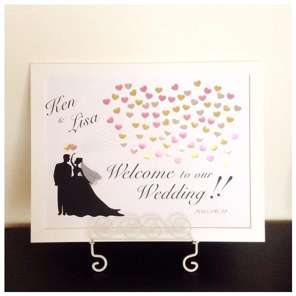 完成品 ウェルカムボード 結婚式/ウェディング/結婚証明書(A3