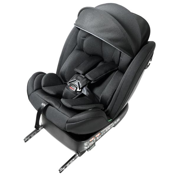 チャイルドシート リーマン ビットターンR129 ブラック 新生児から12歳までのチャイルド&amp;ジュニアシート ISOFIX シートベルト LEAMAN カーシート