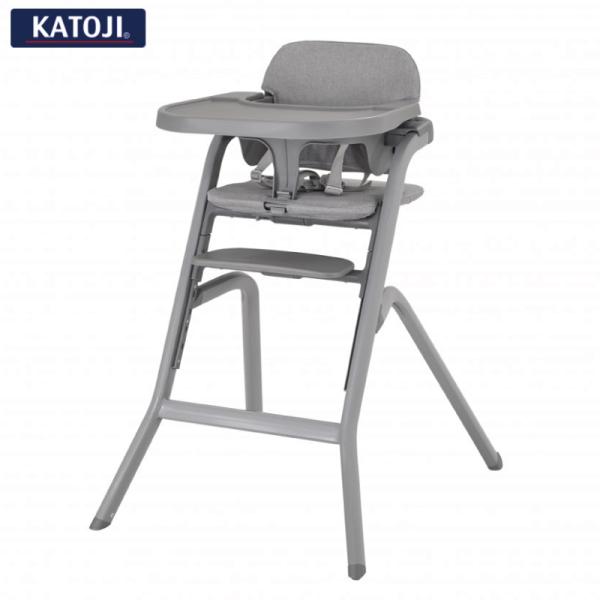 【美品】KATOJI CENA ハイチェア 廃盤カラー 人気色 グレー カトージ カトージ（KATOJI） ベビーチェア ハイチェア グラスホッパー グレー
