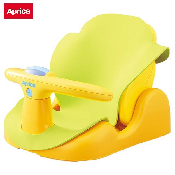 フルリクライニングで、うまれてすぐの赤ちゃんも安心。はじめてのお風呂から安心して使えるベビーバスチェア。赤ちゃんの成長に合わせて3段階調節できます。やわらかマット＆フロントガードで安全。乗せやすく洗いやすい形状。くるくるトイ付きでバスタイム...