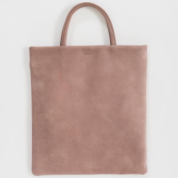 BAGGU（バグゥ） トートバッグ BAGGU LEATHER MINI FLAT TOTE レザー