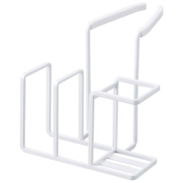 ・ブランド：YAMAZAKI（山崎実業）/日本・ジャンル：スポンジホルダー・主な素材：スチール ユニクロメッキ 粉体塗装（本体）/シリコーン（カバー）・生産国：中国・サイズ：約W140xD175xH130mm（本体）・内寸サイズ：約W35x...