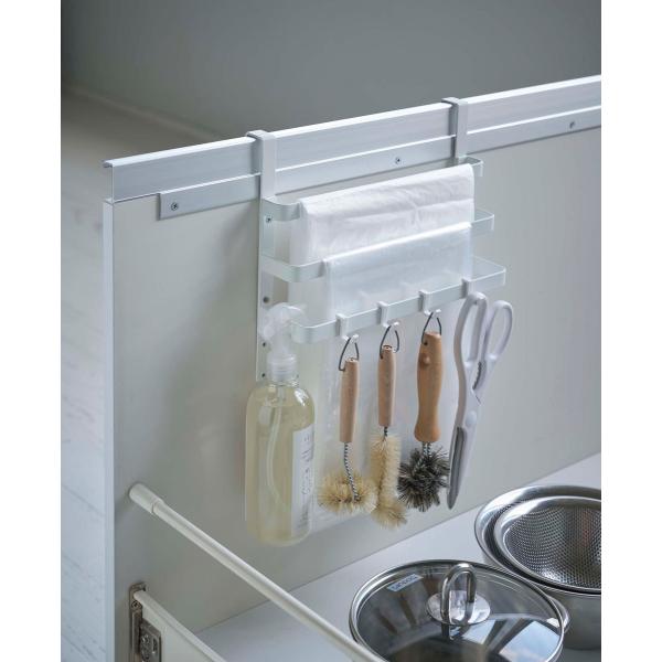 キッチン収納 Yamazaki Tosca シンク扉ゴミ袋ホルダータオルハンガー付き 収納ラック 山崎実業 トスカ ホワイト Buyee Buyee 提供一站式最全面最專業現地yahoo Japan拍賣代bid代拍代購服務 Bot Online