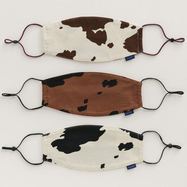 z}XN oOD Ki z}XN lp 3Zbg z}XN BAGGU FABRIC MASK SET of 3 ~bNXJEvg