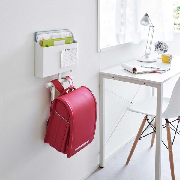 ・ブランド：YAMAZAKI（山崎実業）/日本・ジャンル：ランドセル収納・主な素材：スチール 粉体塗装・生産国：中国・サイズ：約W320xD63xH274mm・内寸サイズ：収納部約W315xD60xH142mm・重量：約2000g・耐荷重：...