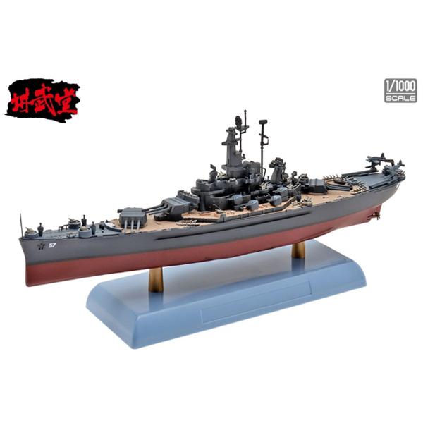 講武堂 1/1000 アメリカ海軍 戦艦 サウスダコタ DD10006 (模型