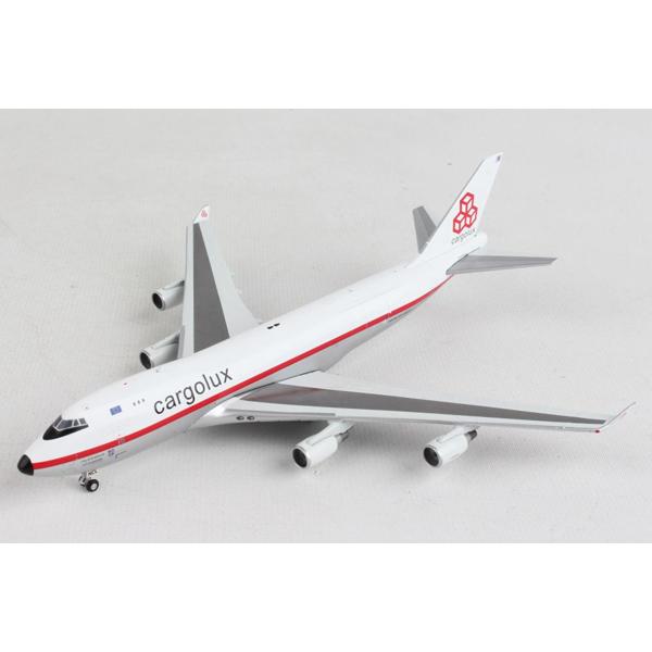 Gemini Jets 1/400 カーゴルックス B747-400ERF レトロカラー LX-NCL (GJCLX1947)
