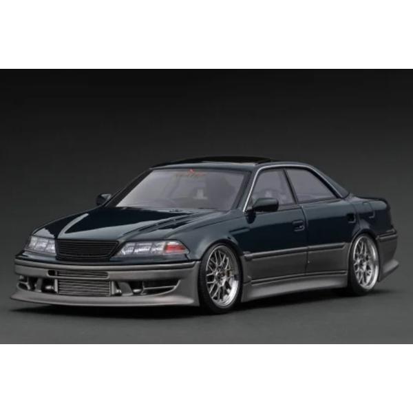最安値正規イグニッションVERTEX JZX100マークII 改ブラックガンメタ イグニッションモデル 1/18 VERTEX JZX100 マークII ブラック/ガンメタ
