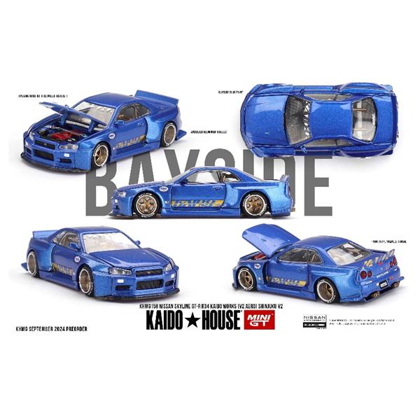 MINI-GT 1/64 Nissan スカイライン GT-R R34 Kaido Works (V2 MINI-GT 1/64 Nissan スカイライン GT-R R34 Kaido Works (V2