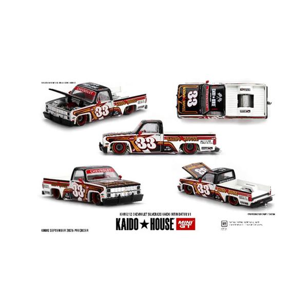 MINI-GT 1/64 シボレー シルバラード KAIDO Intimidator V1(左ハンドル