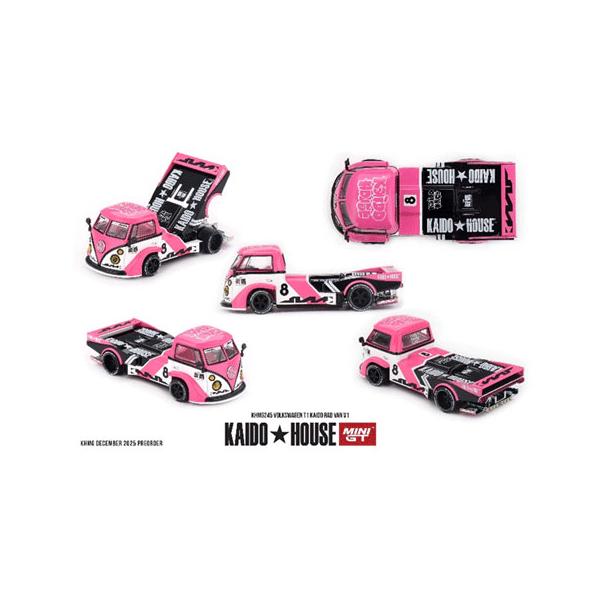 MINI-GT 1/64 フォルクスワーゲン T1 KAIDO RADVAN V1(左ハンドル