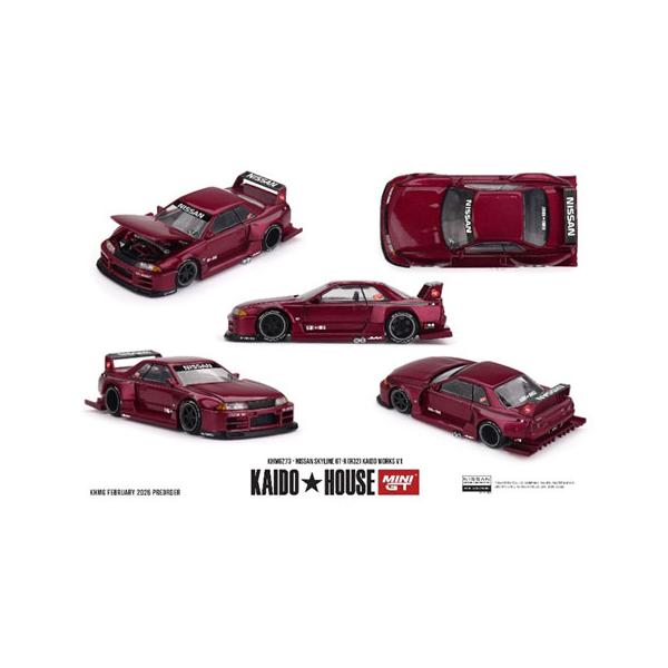 MINI-GT 1/64 Nissan スカイライン GT-R R32 KAIDO WORKS V1(右