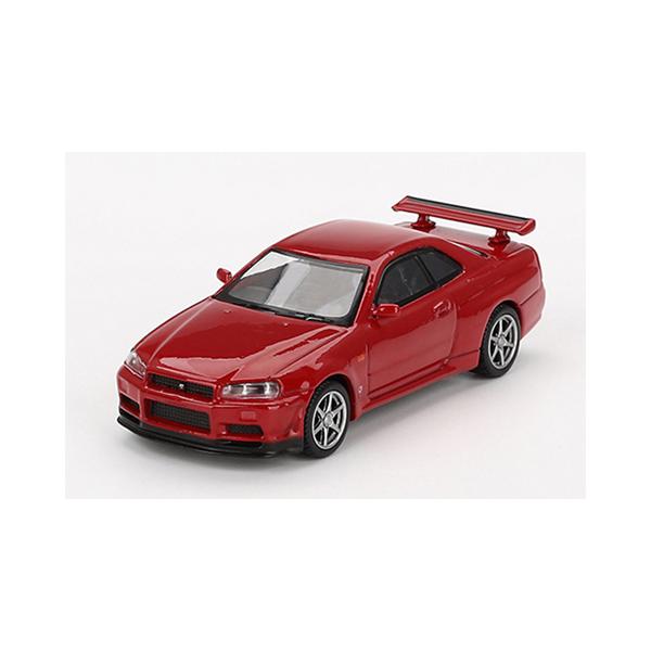 MINI-GT 1/64 Nissan スカイライン GT-R R34 Vスペック アクティブ