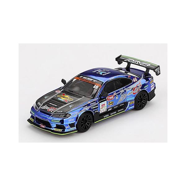 MINI-GT 1/64 Nissan シルビア (S15) D1 GP 2023 #46 D-MAX