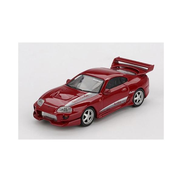 MINI-GT 1/64 Toyota スープラ VeilSide コンバット V-I レッド(左