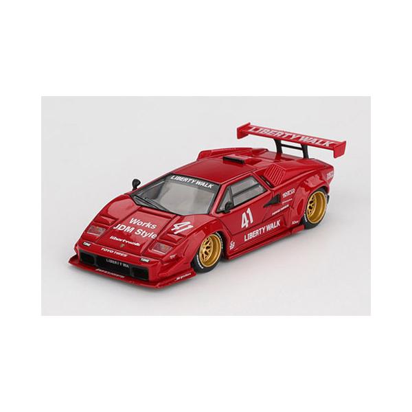 MINI-GT 1/64 ランボルギーニ カウンタック LB-WORKS レッド(左