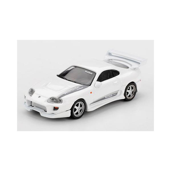 MINI-GT 1/64 Toyota スープラ VeilSide コンバット V-I ホワイト(左