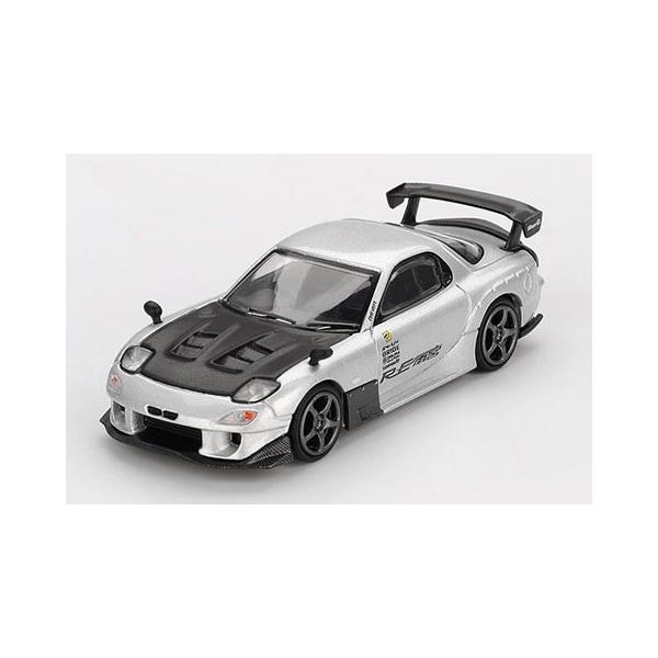 MINI-GT 1/64 マツダ RX-7 RE雨宮 シルバーメタリック(左ハンドル