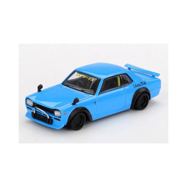MINI-GT 1/64 Nissan LB☆Nation ハコスカ ベビーブルー(右ハンドル
