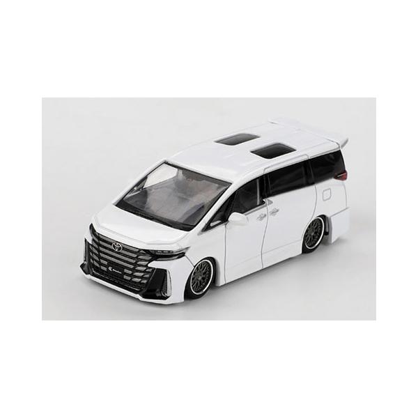 MINI-GT 1/64 Toyota ヴェルファイア 40 KUHL ホワイト(左ハンドル