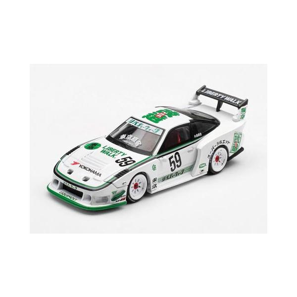 MINI-GT 1/64 Nissan LB-Super Silhouette 180SX ホワイト(右ハンドル